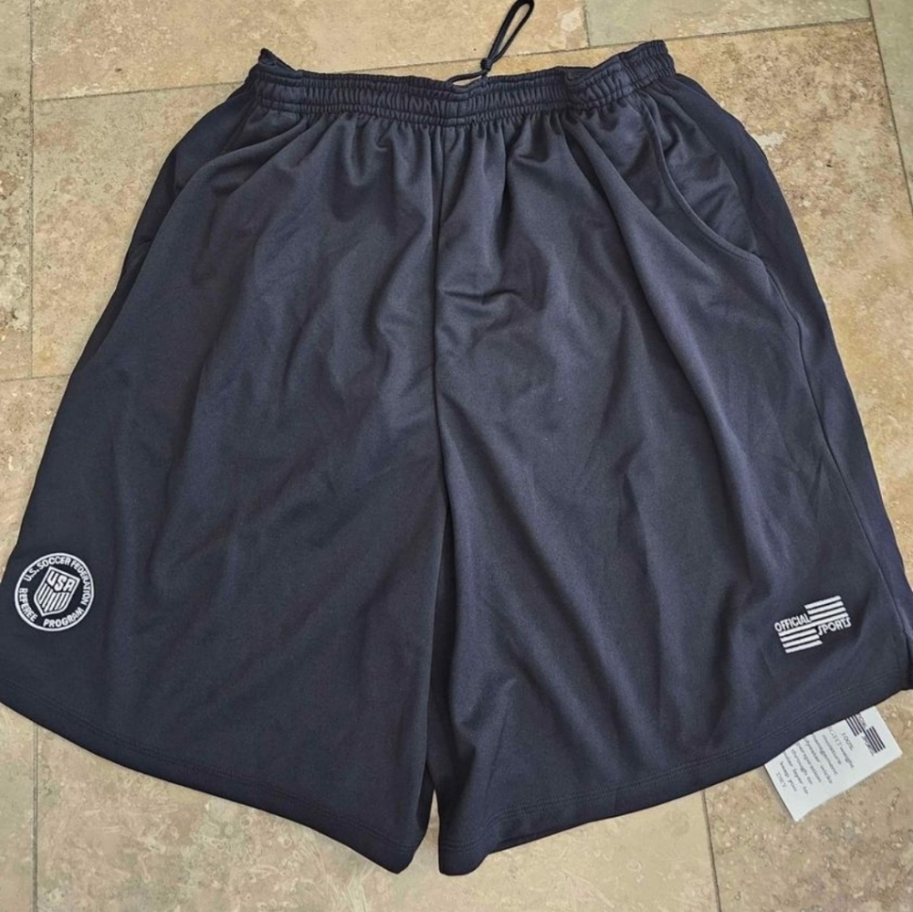 New Official Sports Soccer Ref Shorts XL Long